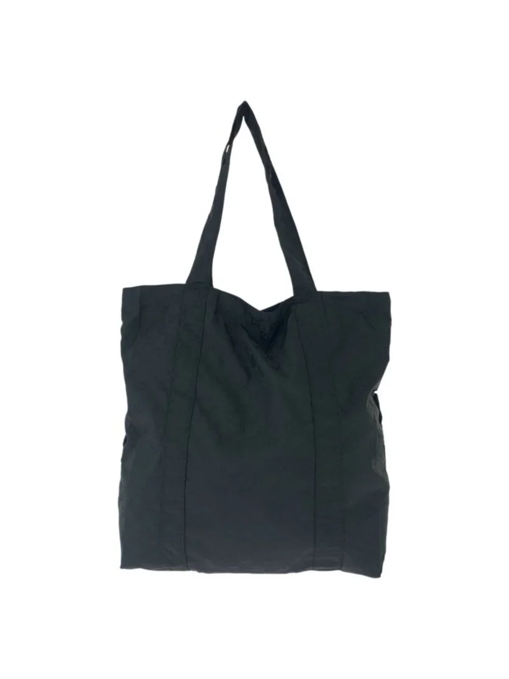 Gucci GG Pattern Teddy Bear Packable Black Nylon Tote